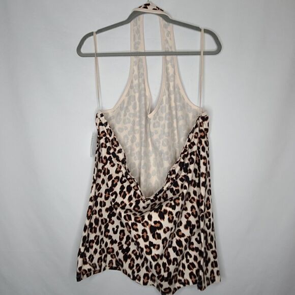 6X 30W Leopard Foxy Halter Top Torrid Stretch Fitted NWT Tank Plussize Tank knit - Picture 3 of 6